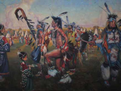 Sample artwork by Joe Wayne (Born 1970), known for landscape, western, wildlife - View similar artists and auction records