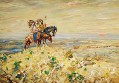 Return of the Party--Blackfeet by Julius Seyler - Auction record, sale price, and art valuation. Compare with similar artists and explore comparable artworks.