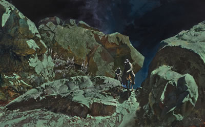 There Were Two of Them by Oleg Stavrowsky - Auction record, sale price, and art valuation. Compare with similar artists and explore comparable artworks.