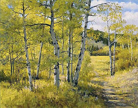 Sample artwork by Jerry Inman (Born 1946), known for western landscape, figure - View similar artists and auction records