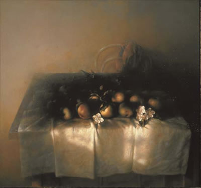 Manzanas con flores