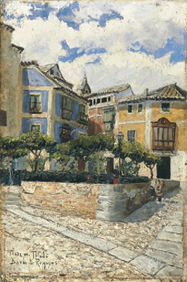 Una plaza de Toledo