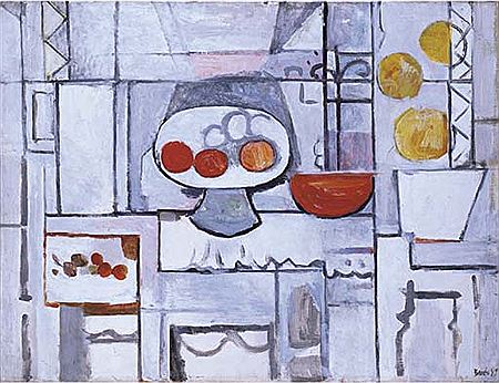 Composition in front of the window