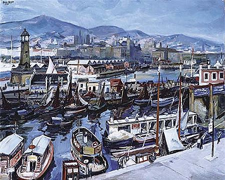 The port of Barcelona