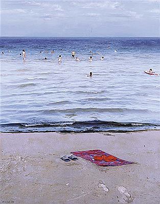 A day on the beach of the Mar Menor by Eduardo Naranjo - Auction record, sale price, and art valuation. Compare with similar artists and explore comparable artworks.