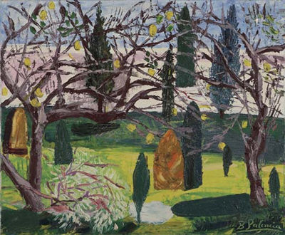 Paisaje con árboles