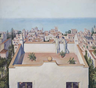 Mi hermano y yo en una azotea by Guillermo Perez Villalta - Auction record, sale price, and art valuation. Compare with similar artists and explore comparable artworks.