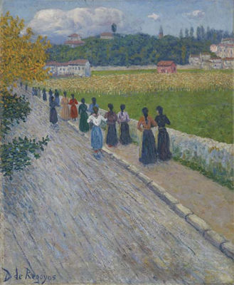 Sample artwork by Dario De Regoyos (1857 - 1913), known for landscape with buildings painting, drawing - View similar artists and auction records