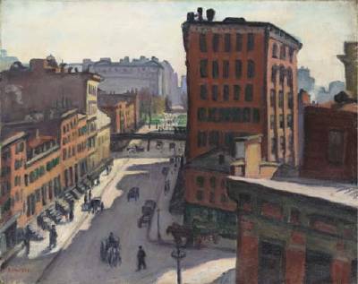 Sample artwork by Samuel Halpert (1884 - 1930), known for painting-landscape, cityscape, interiors - View similar artists and auction records