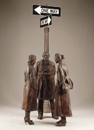 Chance Meeting by George Segal - Auction record, sale price, and art valuation. Compare with similar artists and explore comparable artworks.