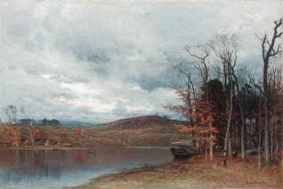 Coaster's Retreat by John Joseph Enneking - Auction record, sale price, and art valuation. Compare with similar artists and explore comparable artworks.