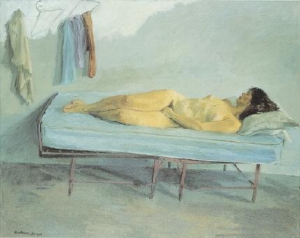 Young Woman on a Cot