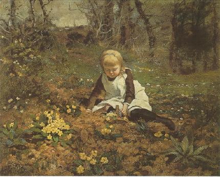 Gathering Spring Flowers