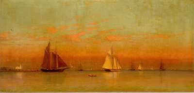 Evening in Gloucester Harbor