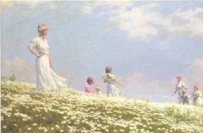 Summer by Charles Courtney Curran - Auction record, sale price, and art valuation. Compare with similar artists and explore comparable artworks.