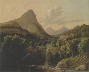 Mountain and Falls: California