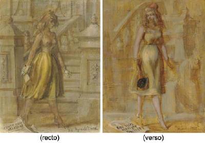 Walking Woman: A Double-Sided Work