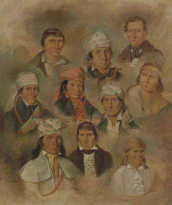 Ten Potawatomi Chiefs by George Winter - Auction record, sale price, and art valuation. Compare with similar artists and explore comparable artworks.