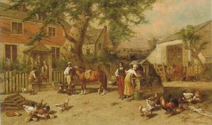 After the Day's Toll by George Washington Nicholson - Auction record, sale price, and art valuation. Compare with similar artists and explore comparable artworks.