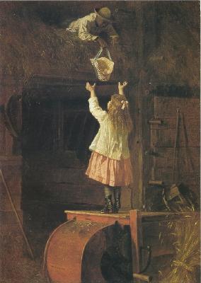 Fresh Eggs by Thomas Waterman Wood - Auction record, sale price, and art valuation. Compare with similar artists and explore comparable artworks.