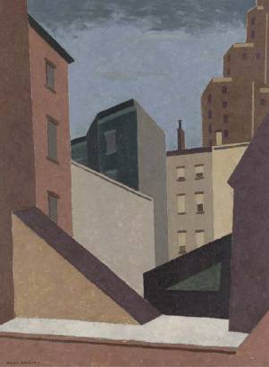 Behind the Square by Niles Spencer - Auction record, sale price, and art valuation. Compare with similar artists and explore comparable artworks.
