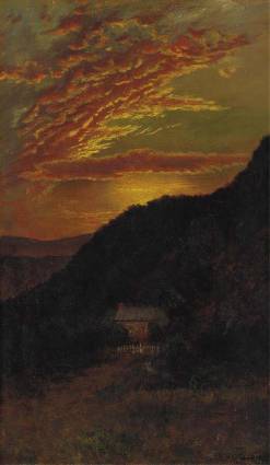 Sunset over Mountains