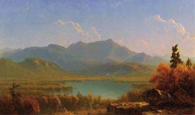 Mote Mountain from Echo Lake, New Hampshire