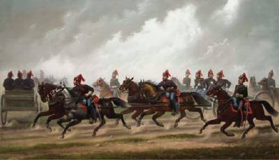 General Windield Scott's Artillery Troops