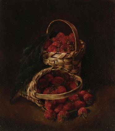 Basket of Strawberries by William Hays Sr - Auction record, sale price, and art valuation. Compare with similar artists and explore comparable artworks.
