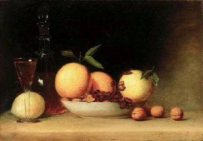 Still Life with Liqueur and Fruit