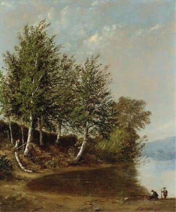 Figures at Lakeside
