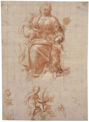 Madonna and Child with the Infant Baptist, with subsidiary studies by Bernardino Gatti - Auction record, sale price, and art valuation. Compare with similar artists and explore comparable artworks.