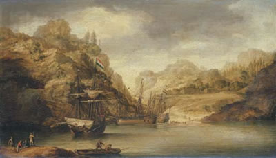 An estuary with loggers at a northern trading post by Bonaventura I Peeters - Auction record, sale price, and art valuation. Compare with similar artists and explore comparable artworks.