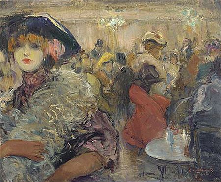 Sample artwork by Alexandre de Cabanyes (1877 - 1972), known for romantic style paintings, seascapes, landscapes - View similar artists and auction records