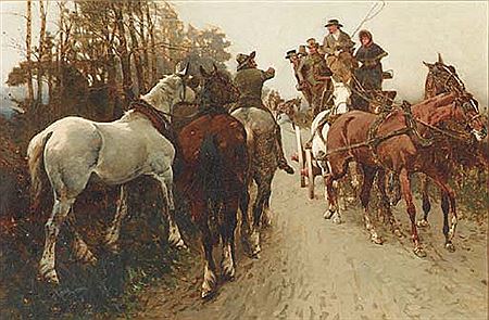 Taking the horses to market