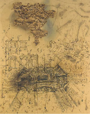 Sample artwork by Jorge Tacla (Born 1958), known for surreal figure, interior and other composition  painting - View similar artists and auction records
