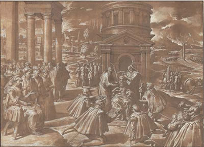 Funeral of Mausolus, King of Hailcarnassus by Niccolo dell' Abbate - Auction record, sale price, and art valuation. Compare with similar artists and explore comparable artworks.