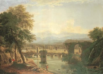 Sample artwork by Jean Joseph Xavier Bidauld (1758 - 1846), known for neo-classic mountain landscape paintings - View similar artists and auction records