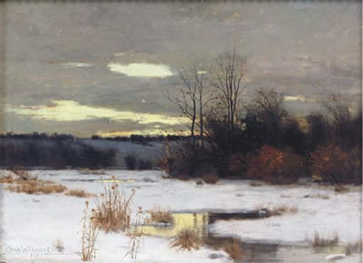 A winter landscape