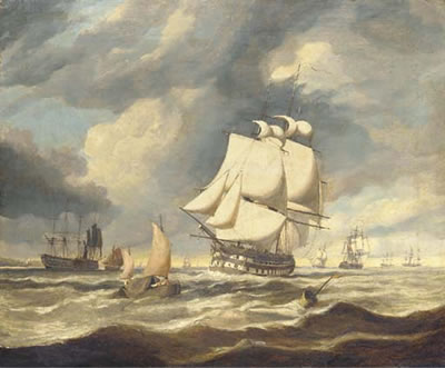 The fleet an anchor by Miles Edmund Cotman - Auction record, sale price, and art valuation. Compare with similar artists and explore comparable artworks.