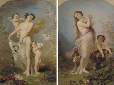 Sample artwork by Andre Charles Voillemot (1822 - 1893), known for painting - View similar artists and auction records