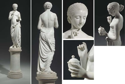 Sample artwork by Cesare Fantacchiotti (1844 - 1922), known for sculpture - View similar artists and auction records