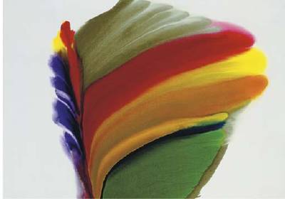Portrait of Paul Jenkins: Phenomena Self Portrait Veil