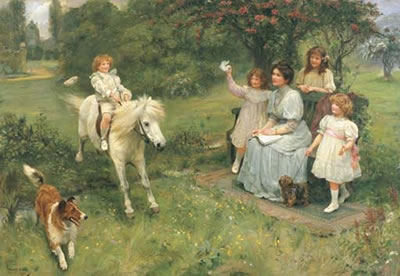 Well Done! by Arthur John Elsley - Auction record, sale price, and art valuation. Compare with similar artists and explore comparable artworks.