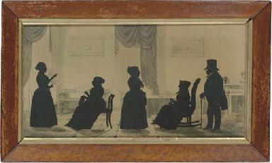 A Large Group Silhouette Picture