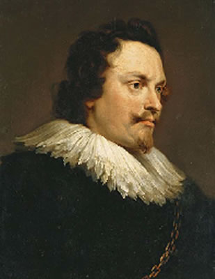 Portrait of a Gentleman, bust-length, in black robes and white collar
