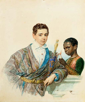 Portrait of Anatole Demidoff, Prince de San-Donato by Karl Pavlovich Briullov - Auction record, sale price, and art valuation. Compare with similar artists and explore comparable artworks.