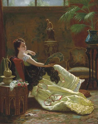 Lady with a Fan