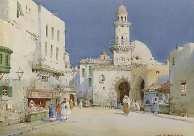 A Middle-Eastern Town by Noel Harry Leaver - Auction record, sale price, and art valuation. Compare with similar artists and explore comparable artworks.