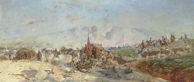 A Military Encampment in the Caucasus